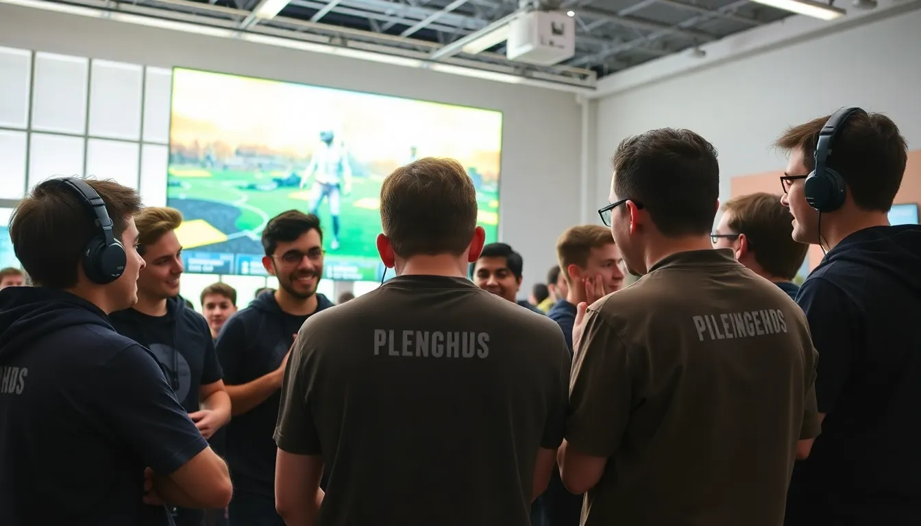 A thrilling moment from a PUBG tournament, highlighting the excitement and strategy involved in competitive gameplay as teams vie for victory