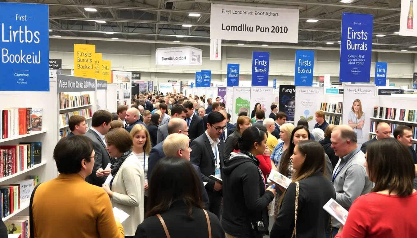 Publishers showcasing impactful new releases that address pressing issues like climate change and inequality at the bustling fair