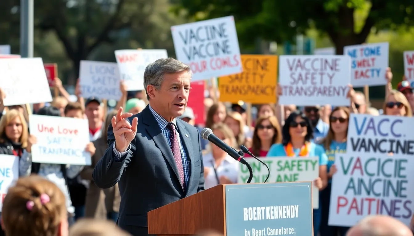 A historical display showcasing the evolution of vaccination, highlighting key milestones and societal reactions to vaccines throughout the years