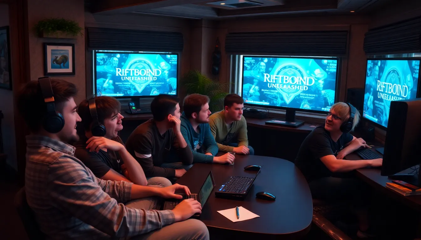 A developer team brainstorming ideas for future updates, emphasizing their commitment to incorporating player feedback into the game's evolution