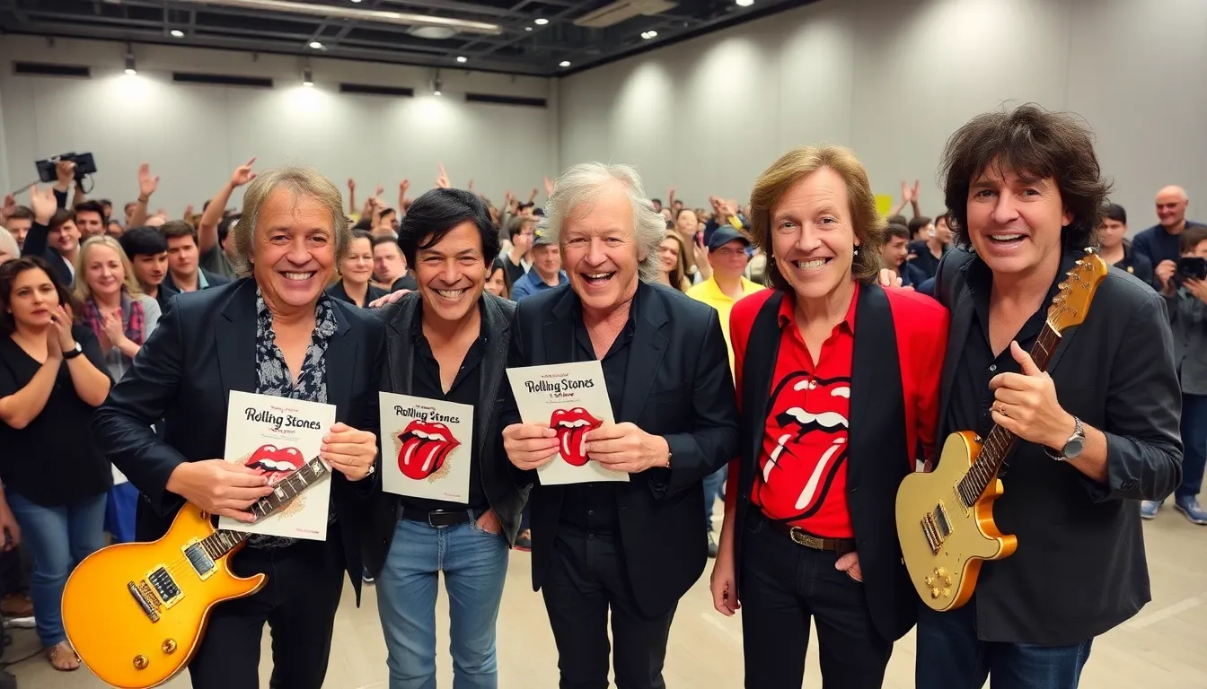 The Rolling Stones celebrate the announcement of 'Foreign Tongues,' showcasing their enduring legacy in the evolving music landscape