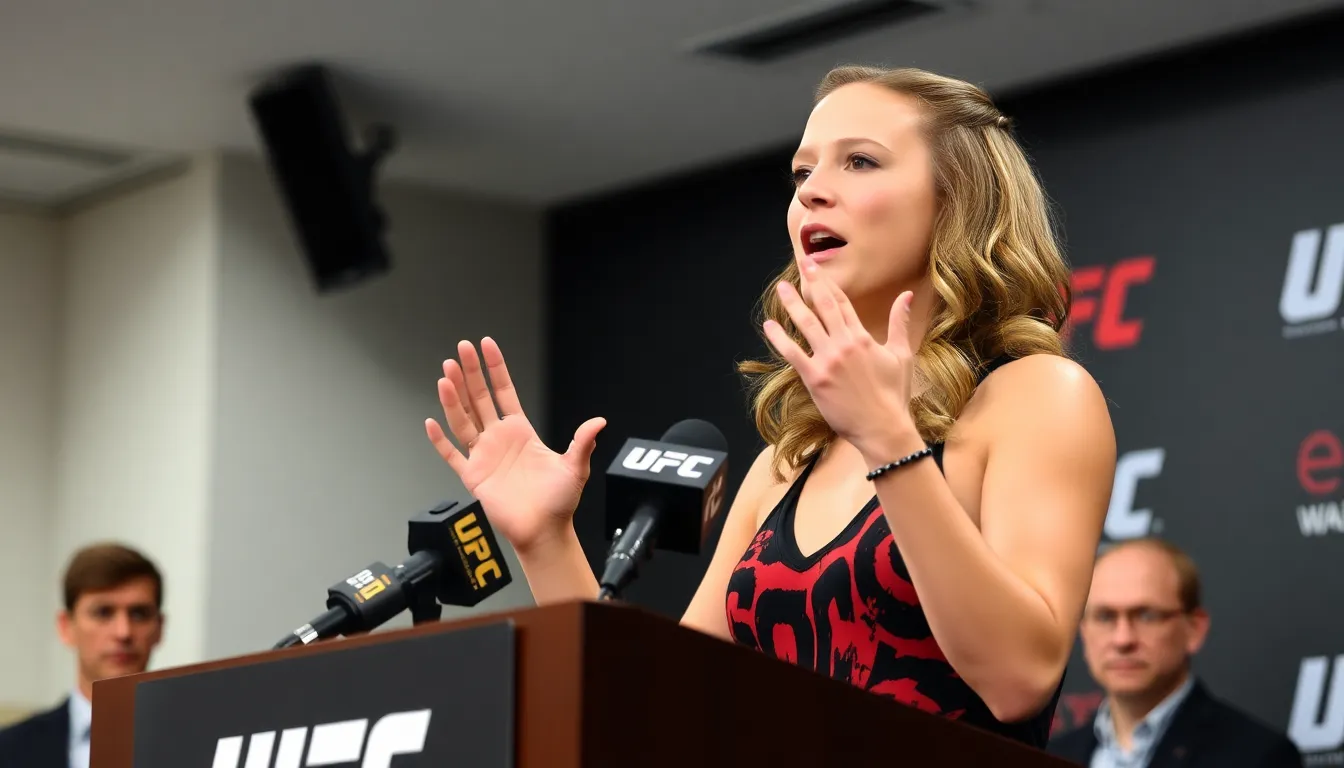 Conor McGregor makes a bold announcement during a promotional event, drawing attention from fans and media alike