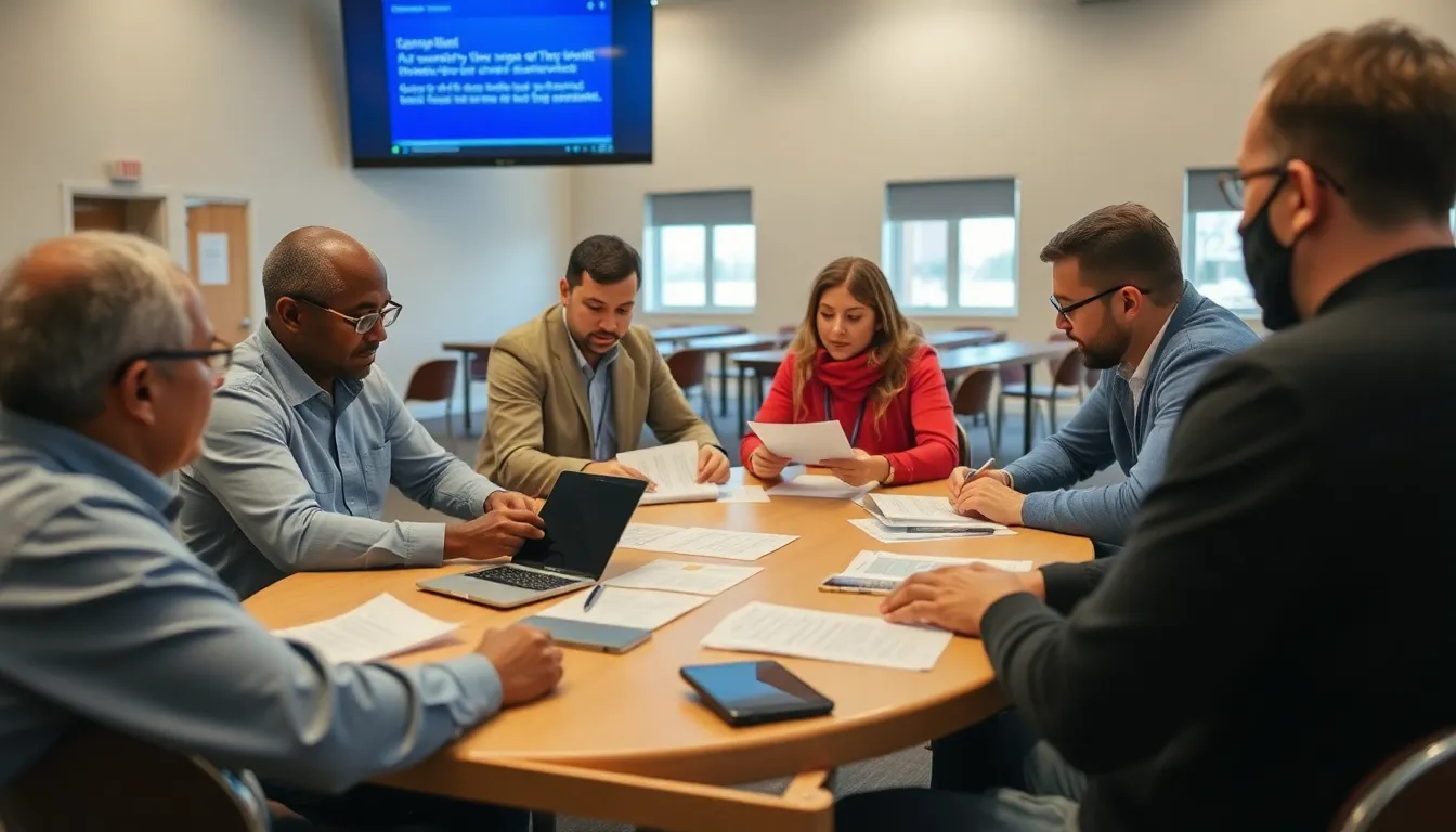 A group of professionals from various sectors collaborating to create a comprehensive approach to combat fraud in the digital landscape