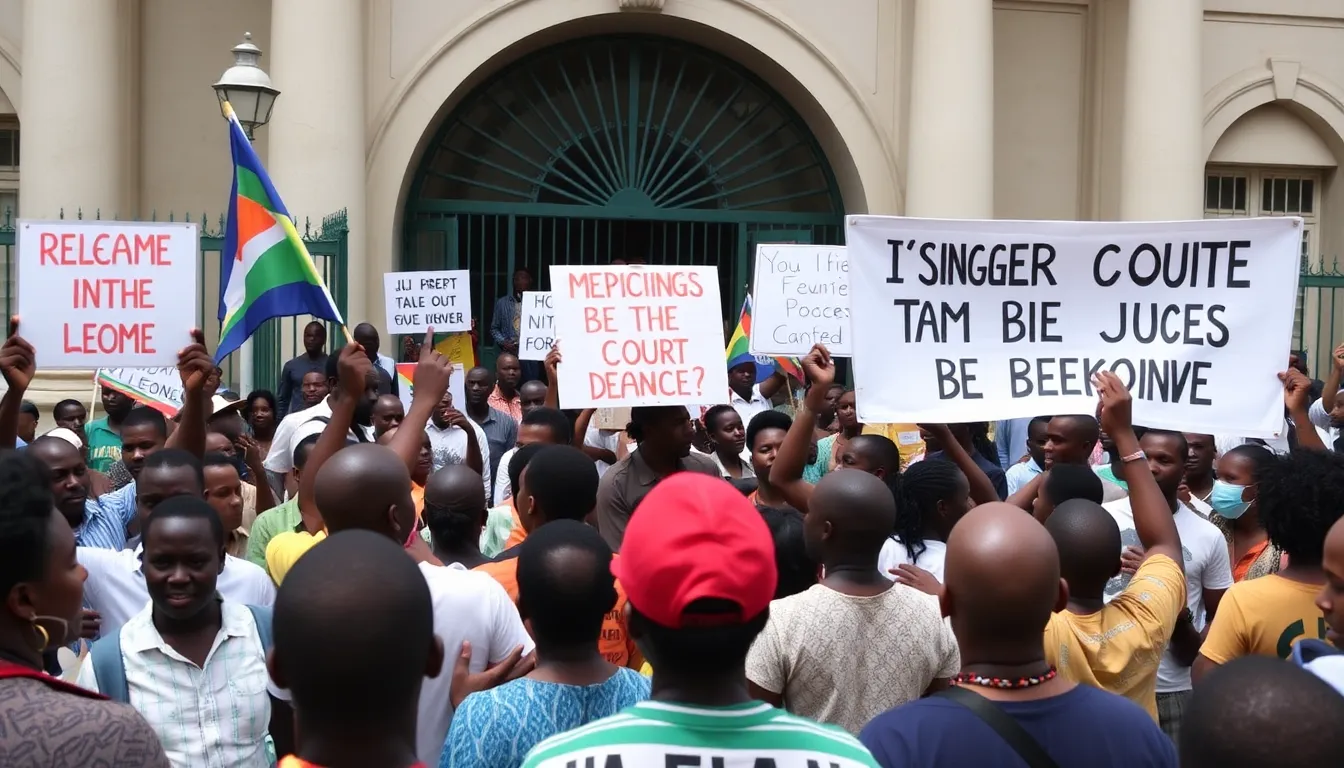 A tense atmosphere in Freetown as citizens express their concerns over the government's crackdown on dissent and the implications for democracy