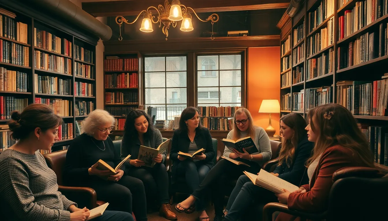 A group of enigmatic characters interacting within the house, each revealing their hidden agendas and complex emotional struggles in a tense atmosphere