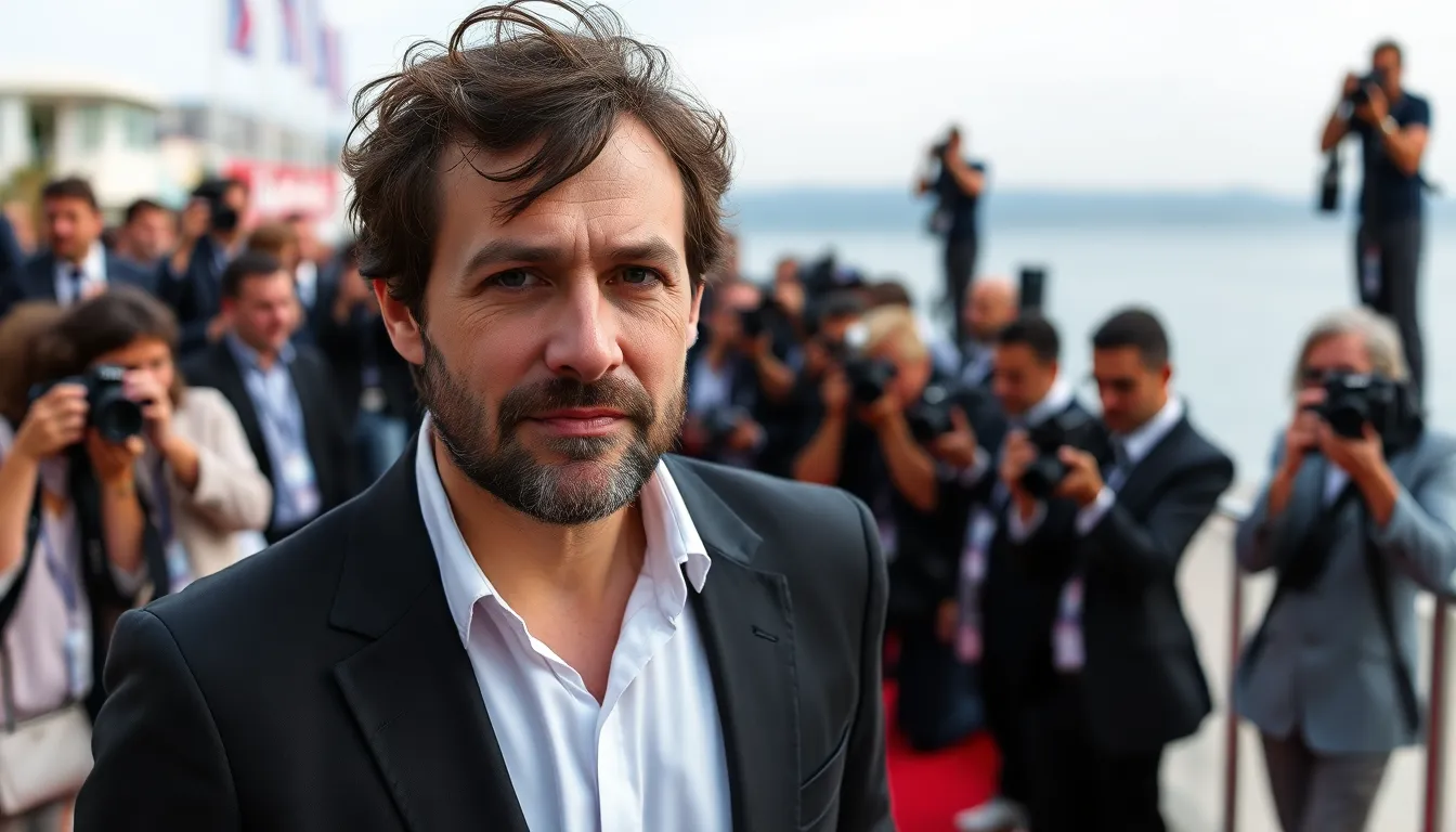 Jaime Lorente poses on the red carpet at the Cannes Film Festival, celebrating the launch of the new Spanish horror label Noir Hollow.