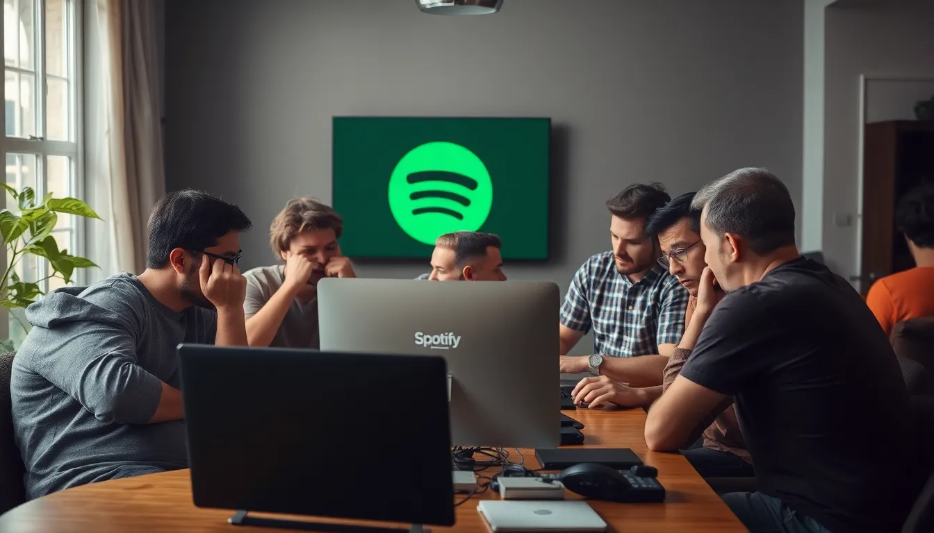 A screenshot of Spotify's app interface featuring the controversial discoball icon, highlighting the design element that sparked user criticism