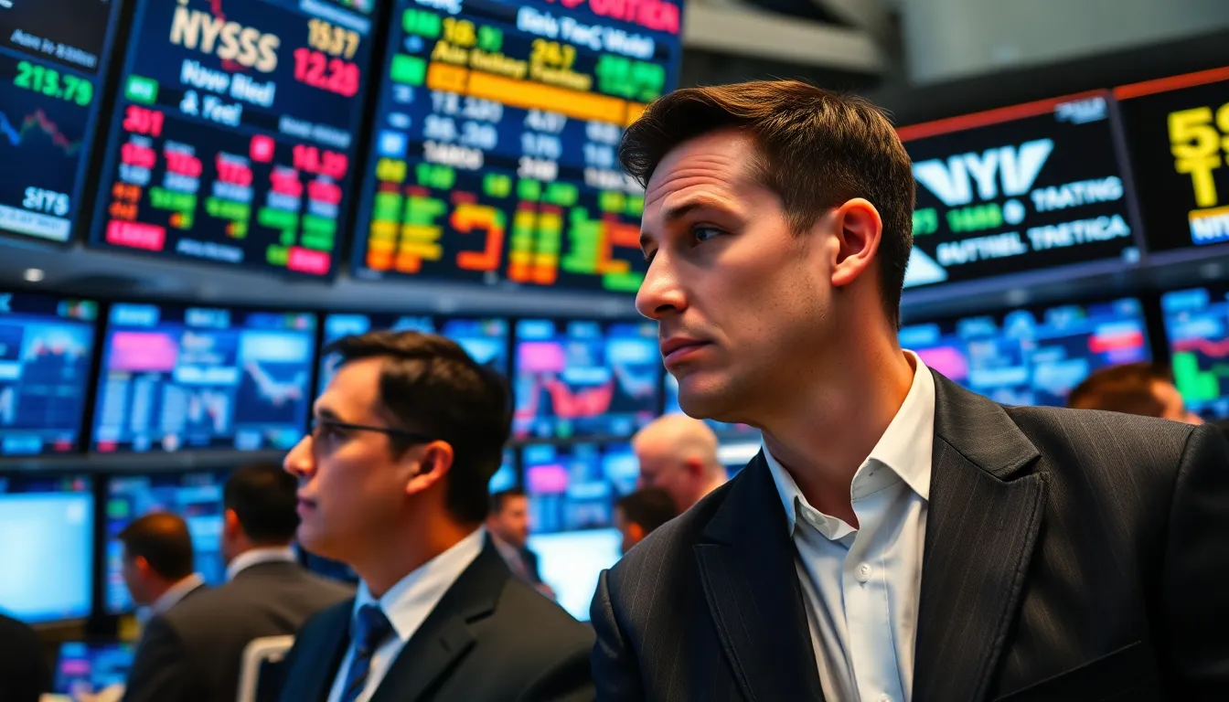 A real estate agent showing a home to potential buyers, illustrating the impact of rising mortgage rates on housing demand in a competitive market