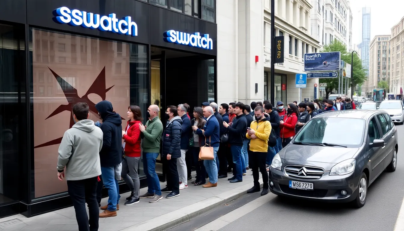 Fans showcase their Swatch collections on social media, contributing to the buzz surrounding the latest watch launch