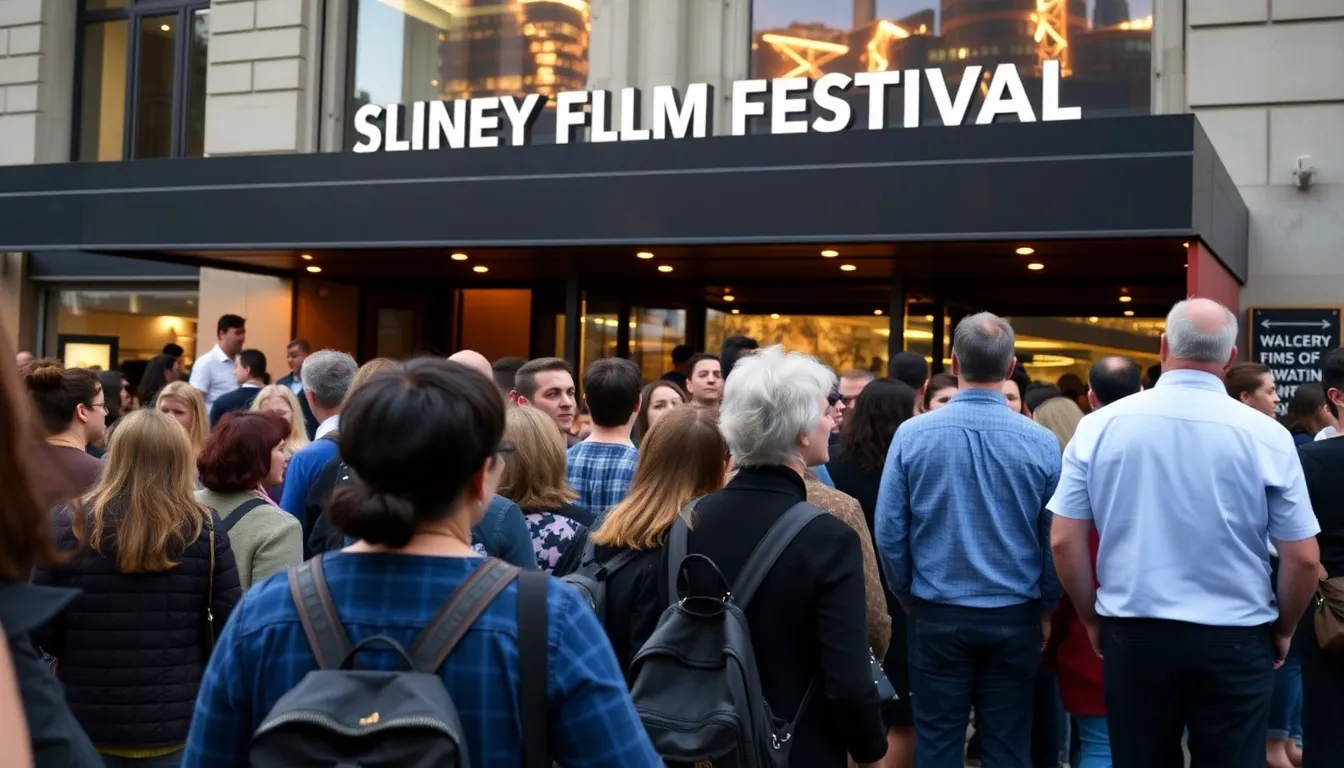 Andrey Zvyagintsev stands in front of a captivated audience, sharing insights about the societal themes explored in his new film at the festival