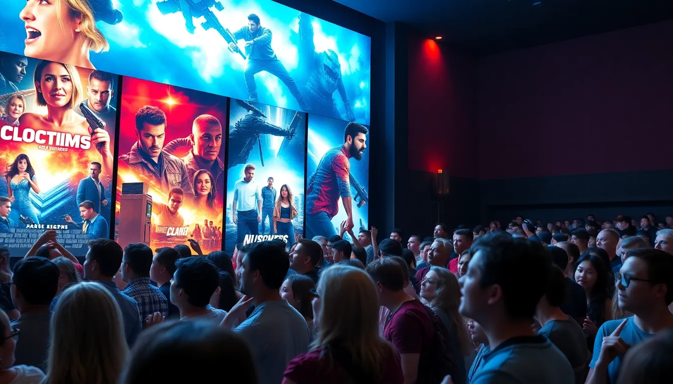 A dynamic action sequence illustrating the evolution of the genre, blending classic heroism with modern storytelling techniques