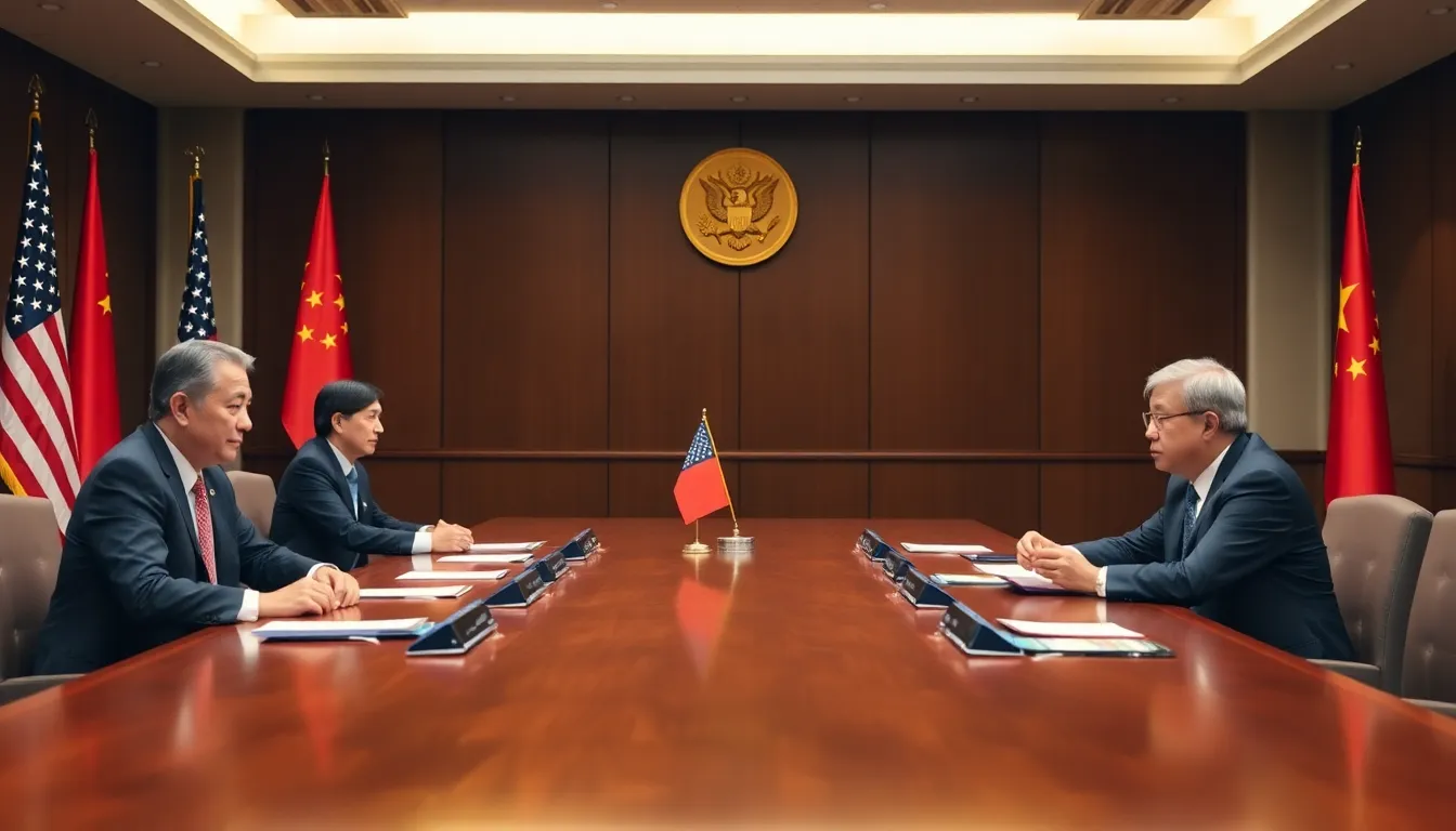 U.S. Secretary of State Antony Blinken and Chinese Foreign Minister Wang Yi engaged in discussions during a highlevel diplomatic meeting