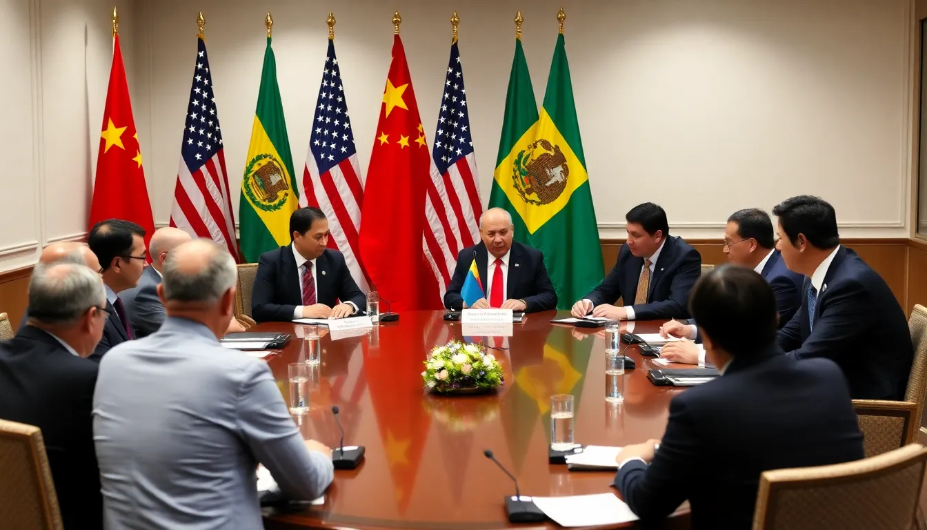 Local workers in South America navigate the shifting job landscape as U.S. and Chinese companies vie for influence in key industries like agriculture and technology