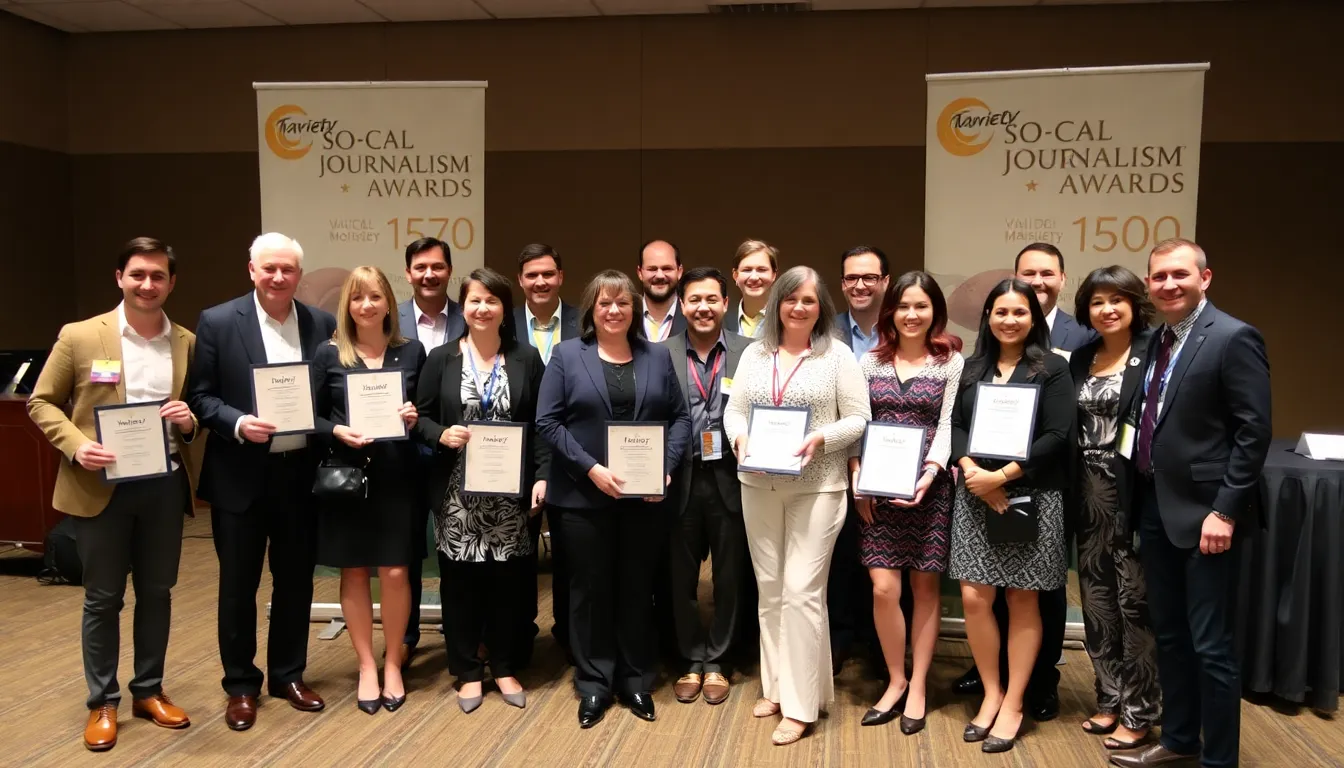 A dynamic representation of the challenges and innovations faced by journalists in the rapidly changing media landscape, emphasizing the importance of quality reporting