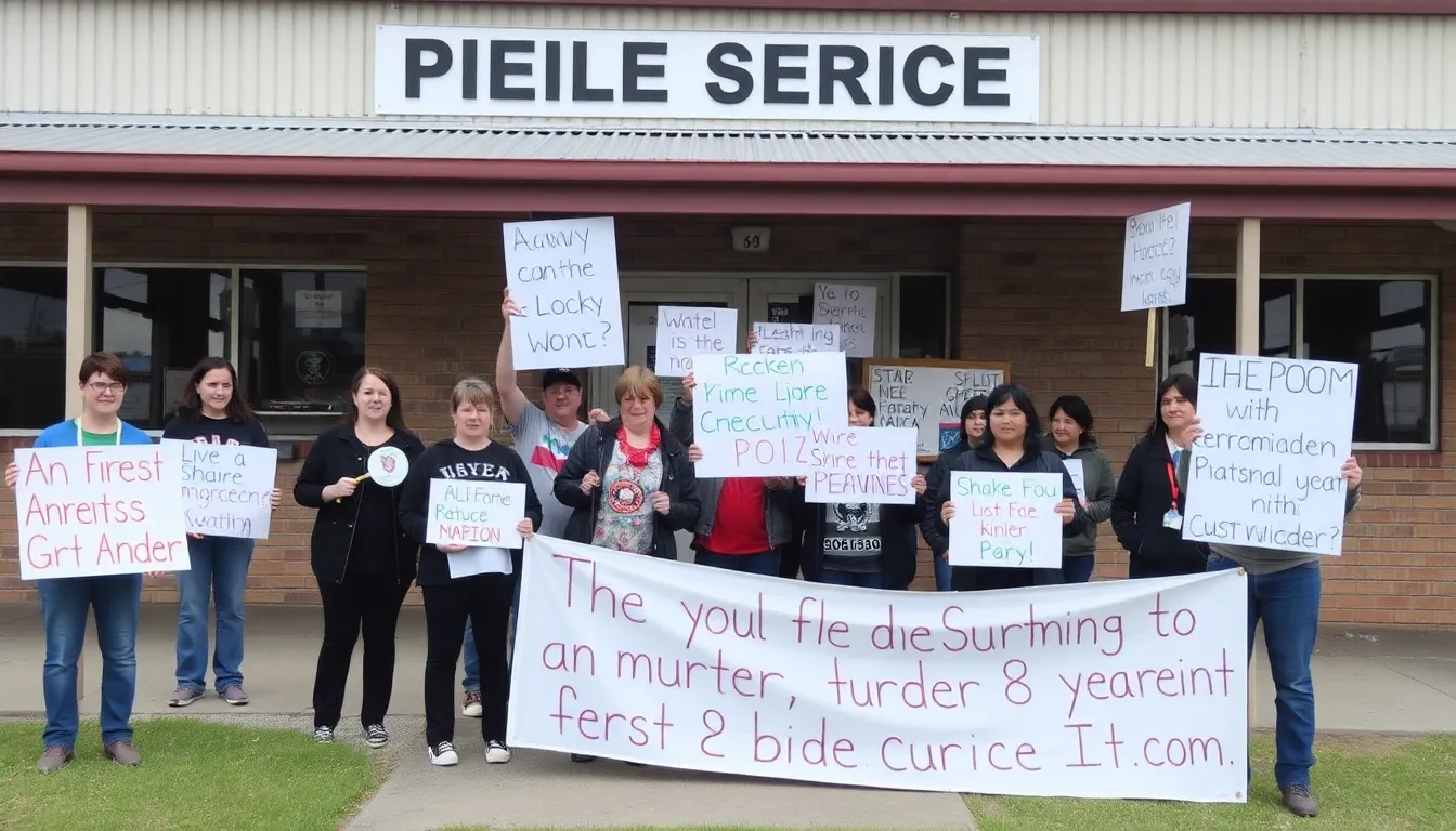 Local businesses were forced to close temporarily due to safety concerns stemming from the unrest in the town