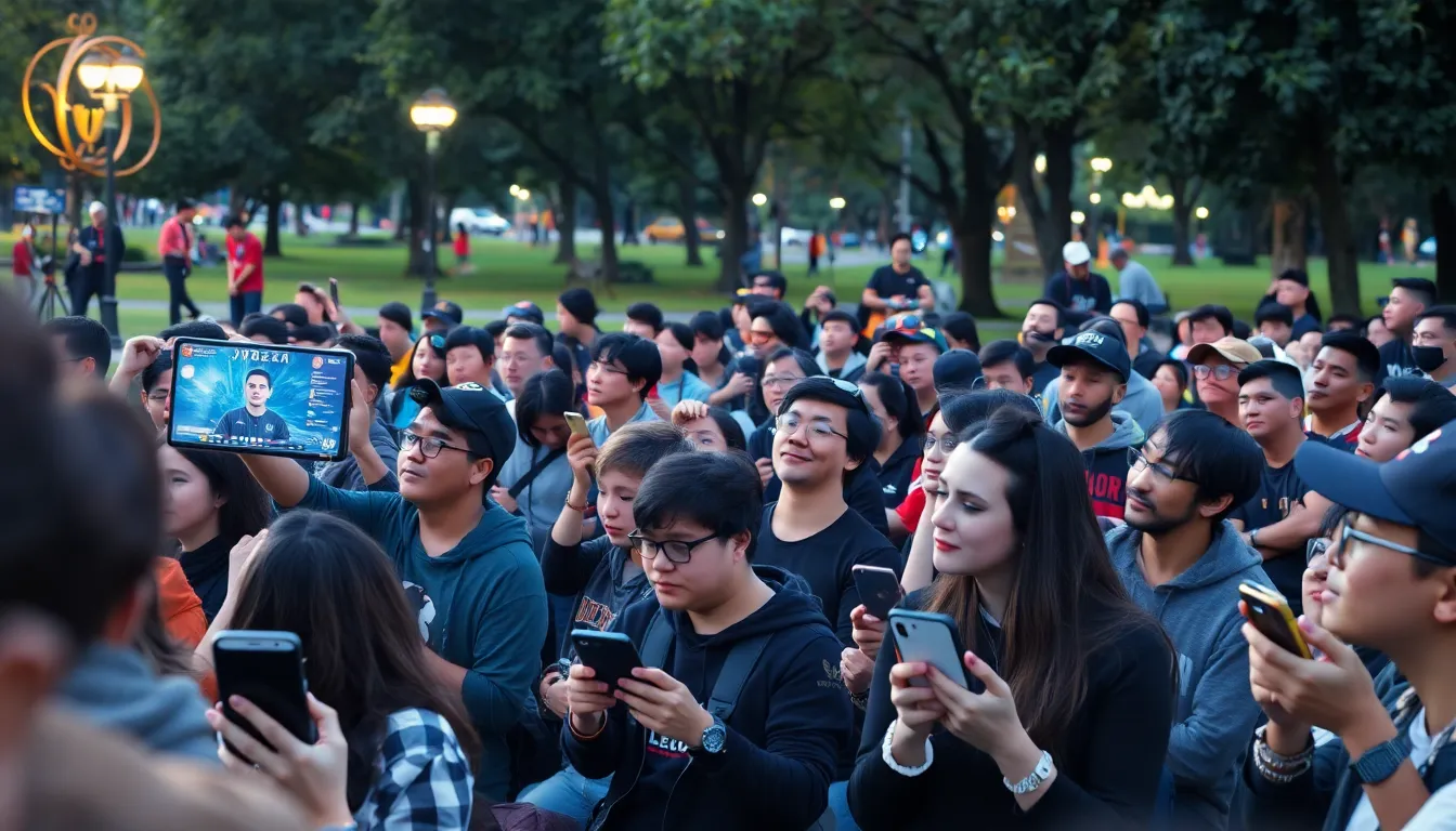 Jynxzi engaging with viewers during a live commentary session, creating an interactive and immersive experience for the audience