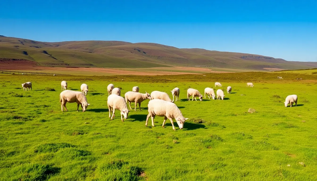 Wool being processed at a local facility, highlighting the economic opportunities arising from sustainable sheep grazing initiatives