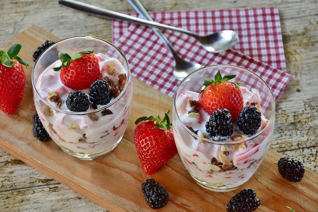 A picturesque Mediterranean landscape featuring local dairy farms where yogurt is traditionally made