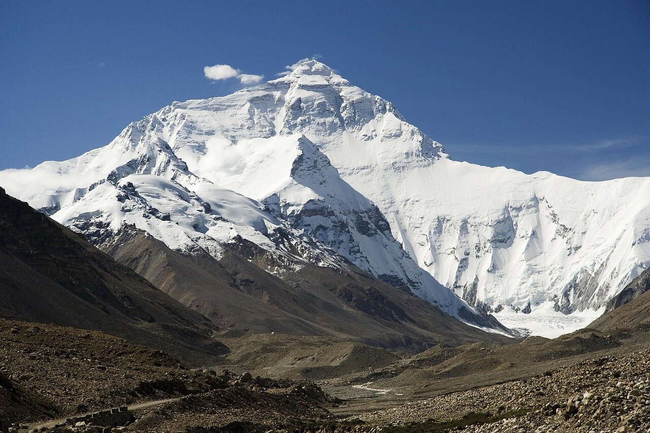 A closeup of chocolate bars, the essential source of energy for the guide as he navigated the harsh conditions of Everest