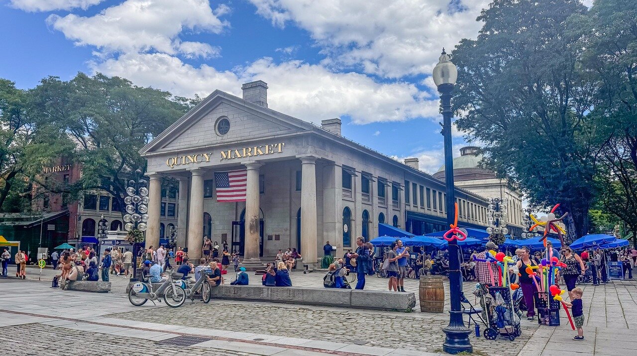Residents gather outside, looking up in surprise and curiosity after hearing the sonic boom caused by the meteor