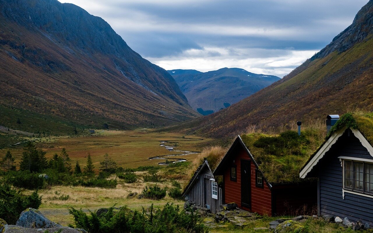 A packed stadium filled with enthusiastic fans waving flags, capturing the electric atmosphere as supporters gear up for the World Cup 2026 clash between Norway and Senegal