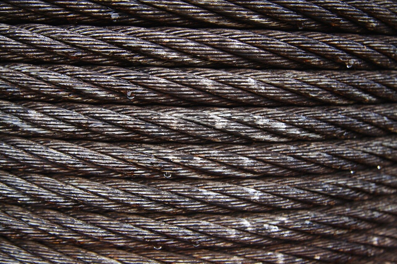 Closeup of a new fabric composite designed for extreme conditions, highlighting its texture and durability essential for aerospace applications