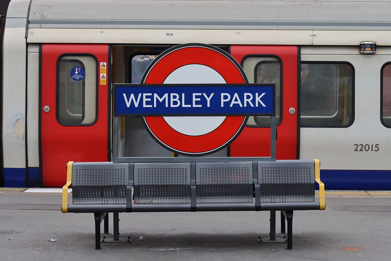 A sparse crowd fills Wembley Stadium during the Challenge Cup final, highlighting the significant decline in attendance compared to previous years.