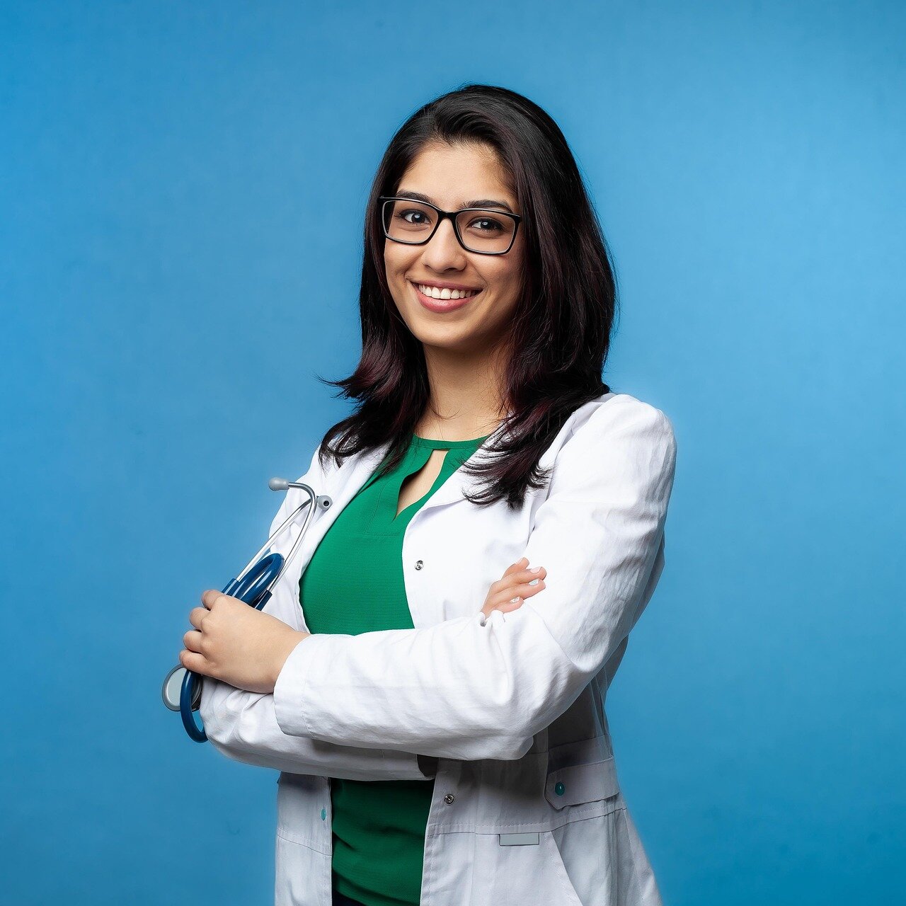 A healthcare professional reviewing charts that show increasing demand for weight management therapies